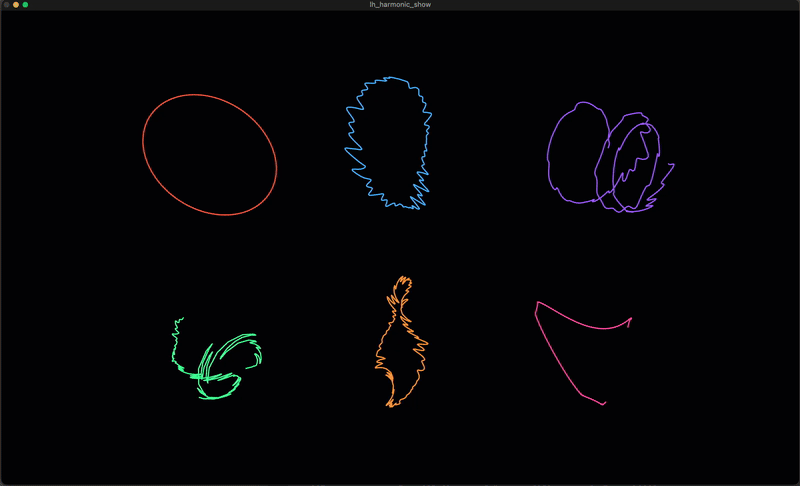 Harmonic Field procedural motion showcase in Max