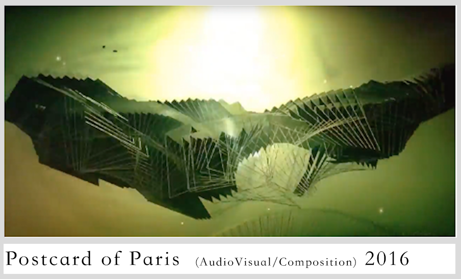 Postcard of Paris audiovisual composition