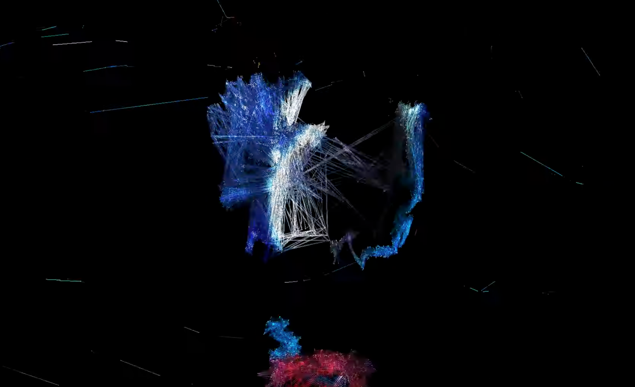 The Flying Lines audiovisual experiment